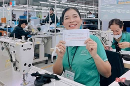 Doanh nghiệp dệt may Hà Tĩnh tăng lương thưởng, coi người lao động là tài sản quý giá nhất