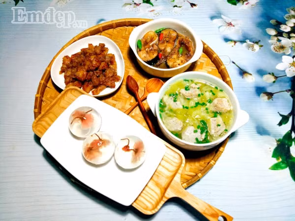 Mâm cơm tối vừa ngon vừa đẹp như tranh khiến ông chồng nào cũng muốn về nhà sớm