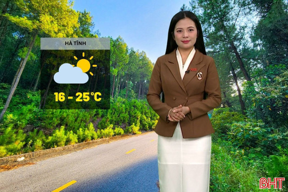 Dự báo thời tiết Hà Tĩnh ngày 15/1: Ngày nắng, cao nhất 25 độ C
