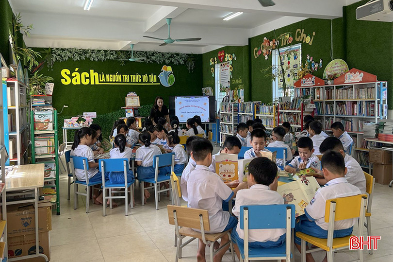 Năm học 2024 -2025, số học sinh vào lớp 1 ở Trường Tiểu học Nam Hà giảm so với năm học trước. 1.3.jpg