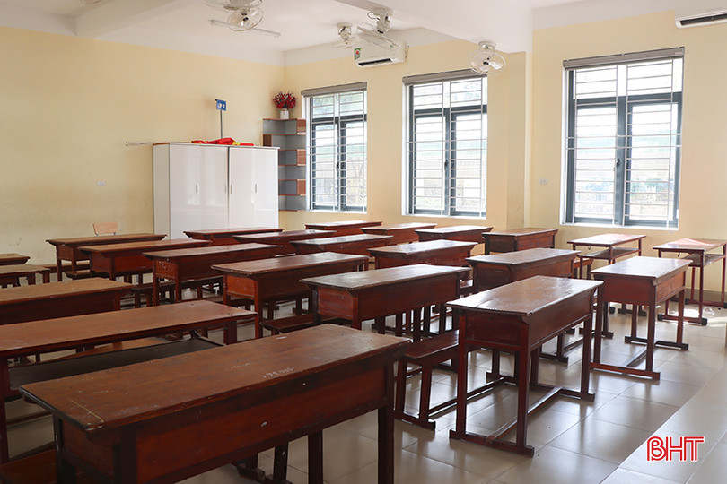 Các phòng thi đã sẵn sàng đón thí sinh. 1.3.jpg