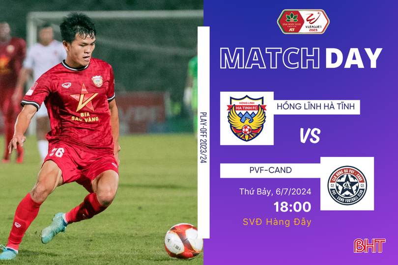 Play-off: Hồng Lĩnh Hà Tĩnh vs PVF-CAND. Play-off: Hồng Lĩnh Hà Tĩnh vs PVF-CAND.