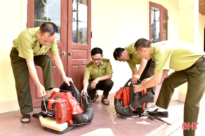 Lực lượng kiểm lâm chủ động, sẵn sàng phương tiện chữa cháy khi xảy ra cháy DT_DSC8779.jpg