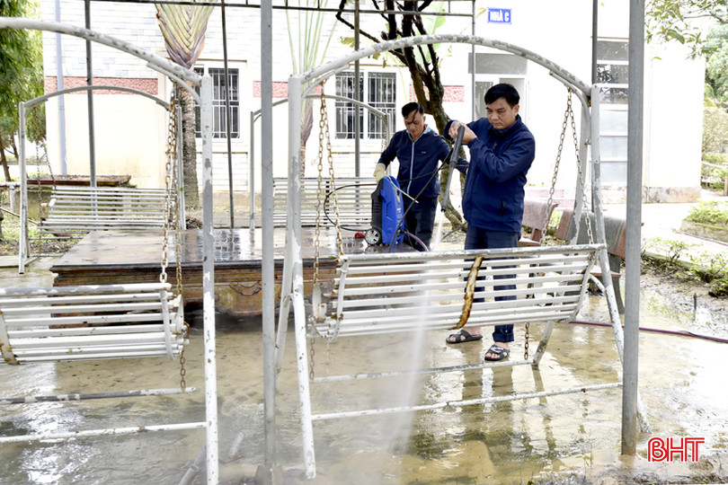 Khu vực bếp ăn đã sẵn sàng để chế biến các món ăn phục đại biểu trong suốt quá trình điều dưỡng DT_DSC6290.jpg