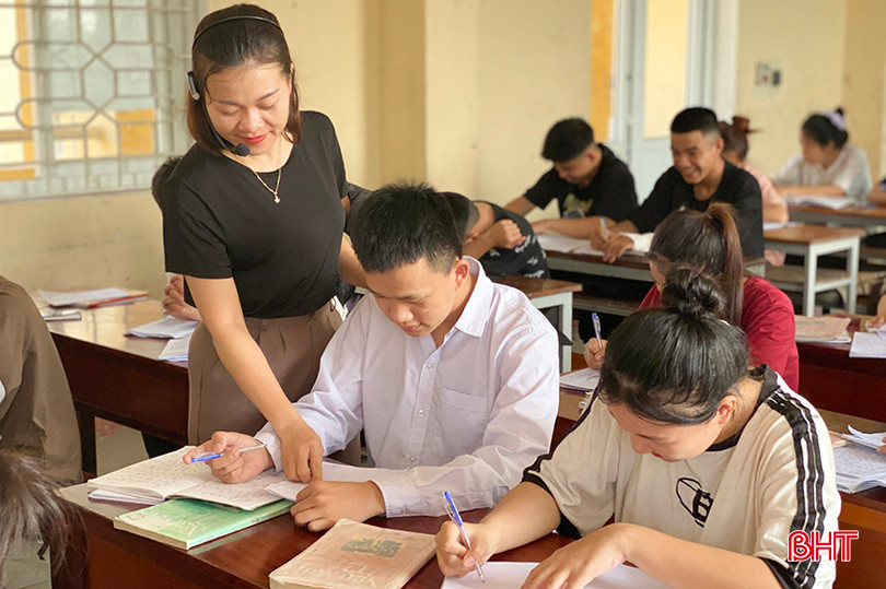 Các trung tâm GDNN-GDTX ở Hà Tĩnh đang tăng cường thời gian ôn tập cho học sinh. 2.1.jpg