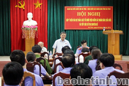 Chủ tịch UBND tỉnh Võ Kim Cự đánh giá cao những kết quả Viện KSND tỉnh đã đạt được trong thời gian qua