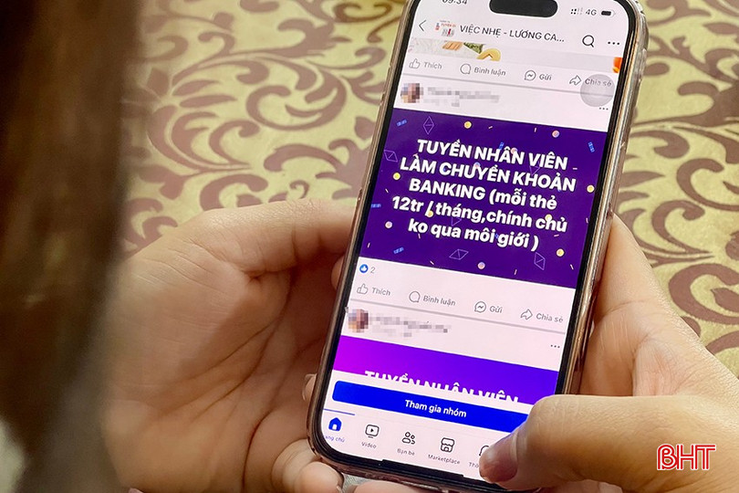 Nhiều người dân đã "sập bẫy" khi tìm kiếm việc làm trên các nền tảng mạng xã hội. bqbht_br_ga.jpg