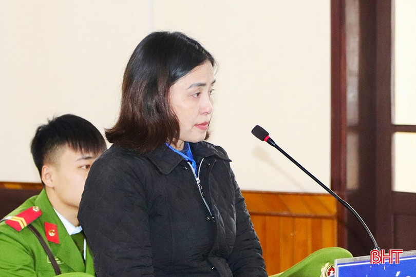 Bị cáo Trương Thị Sen tại phiên xử sơ thẩm do Toà án nhân dân tỉnh Hà Tĩnh vừa mở. bqbht_br_img-0526-copy.jpg