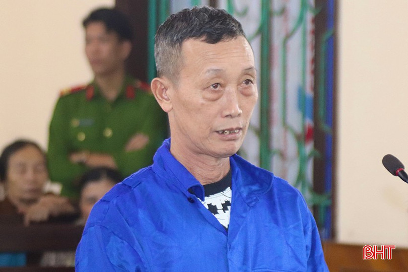 Bị cáo Mai Văn Hà tại phiên xử sơ thẩm hình sự. bqbht_br_haa.jpg