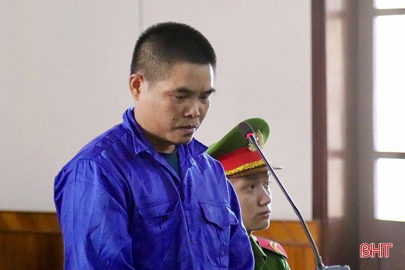 Bị cáo Nguyễn Văn Bắc tại phiên toà sơ thẩm hình sự do Toà án nhân dân tỉnh mở. img-0655-copy-3842.jpg