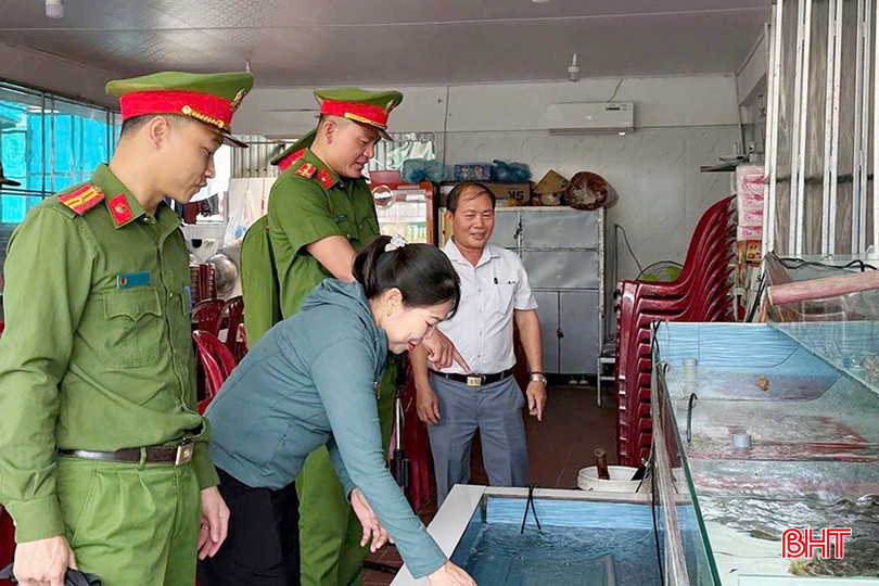 Ý thức tuân thủ về an toàn vệ sinh thực phẩm, PCCC, kinh doanh lành mạnh... luôn được các cơ sở kinh doanh tại Thiên Cầm thực hiện nghiêm túc. bqbht_br_img-6227.jpg