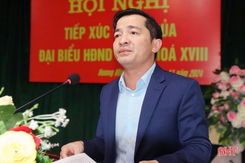Chủ tịch UBND huyện Vũ Quang Trần Nguyên Thọ làm rõ một số nội dung thuộc thẩm quyền. bqbht_br_img-3550-copy.jpg
