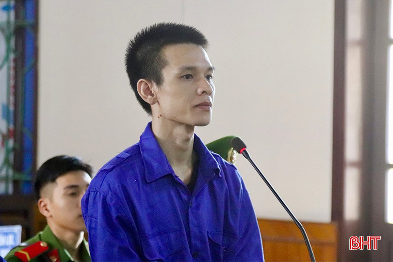 Bị cáo Trần Trọng Gia Bảo tại phiên xử sơ thẩm. IMG_9048 copy.jpg