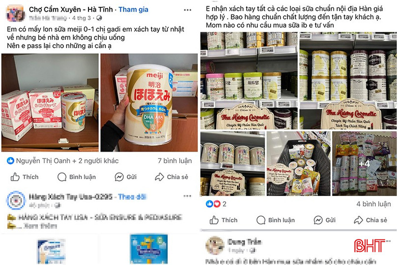 Trên các hội nhóm, người bán khẳng định chất lượng sữa xách tay bằng những lời cam kết "bao hàng chuẩn chất lượng". bqbht_br_07bc87da-1edf-42c8-a644-5f132192ca12-copy.jpg
