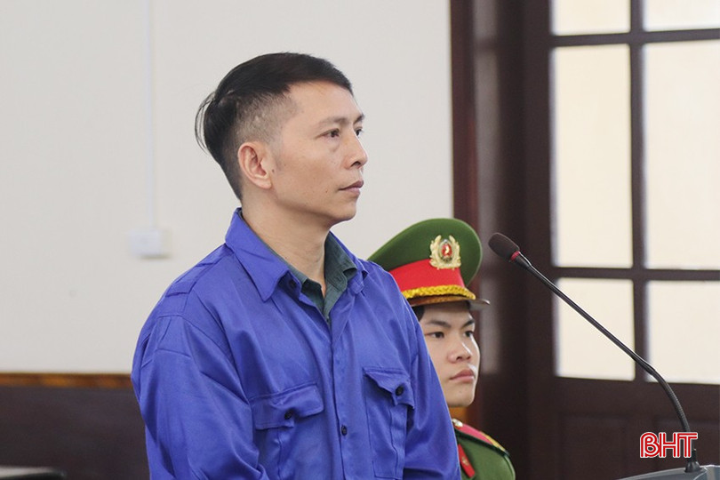 Bị cáo Đỗ Ngọc Xuân tại phiên xử sơ thẩm hình sự do Toà án nhân dân tỉnh Hà Tĩnh mở. bqbht_br_img-0223-copy.jpg