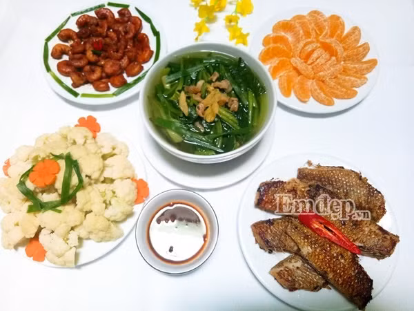 mam com 75 000 dong voi 5 mon ngon hap dan