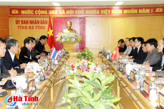 thuc day hop tac thuong mai du lich giua ha tinh voi cac tinh thai lan