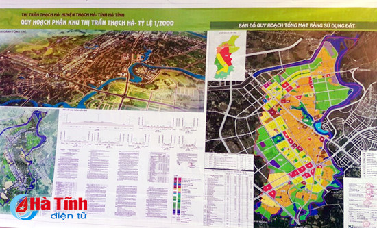 cong bo do an quy hoach phan khu xay dung thi tran thach ha