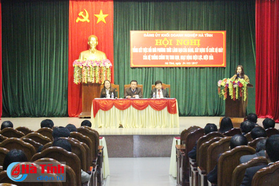 khoi doanh nghiep tiep tuc doi moi phuong thuc lanh dao cua dang