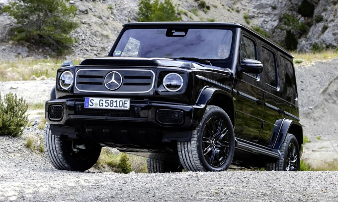 Xe điện Mercedes G 580 tại Đức. Ảnh: Mercedes Xe điện Mercedes G 580 tại Đức. Ảnh: Mercedes