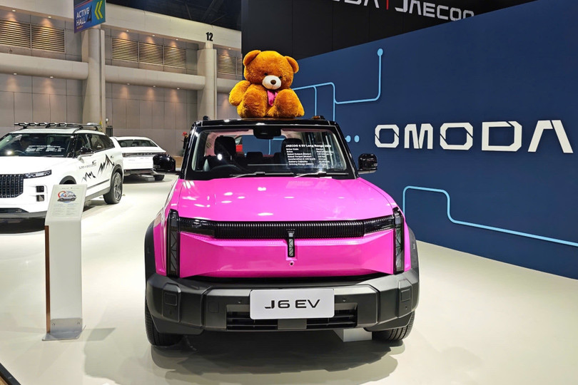 Jaecoo J6 có thể được giới thiệu với nhiều tùy chọn động cơ. Ảnh: Đan Thanh.