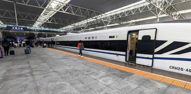 Bộ Giao thông Vận tải đặt mục tiêu khởi công Dự án đường sắt tốc độ cao Bắc-Nam vào cuối năm 2027. (Ảnh: Việt Hùng/Vietnam+)