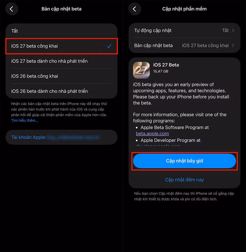 كيفية التحديث إلى الإصدار التجريبي العام من نظام التشغيل iOS 27 للحصول على تجربة أكثر استقرارًا. 8 ios 27 public beta 1.jpg