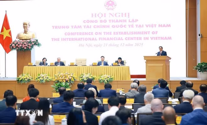 Thủ tướng Phạm Minh Chính phát biểu chỉ đạo. (Ảnh: Dương Giang/TTXVN)