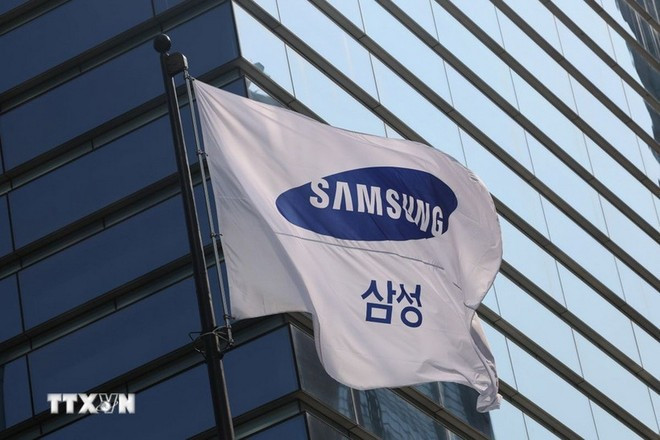 Trụ sở Samsung Electronics Co. ở Seoul, Hàn Quốc. (Ảnh: Yonhap/TTXVN)