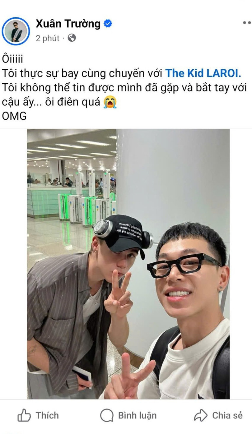 Double2T vô tình thành “fan may mắn” - ảnh FBNV a4.jpg