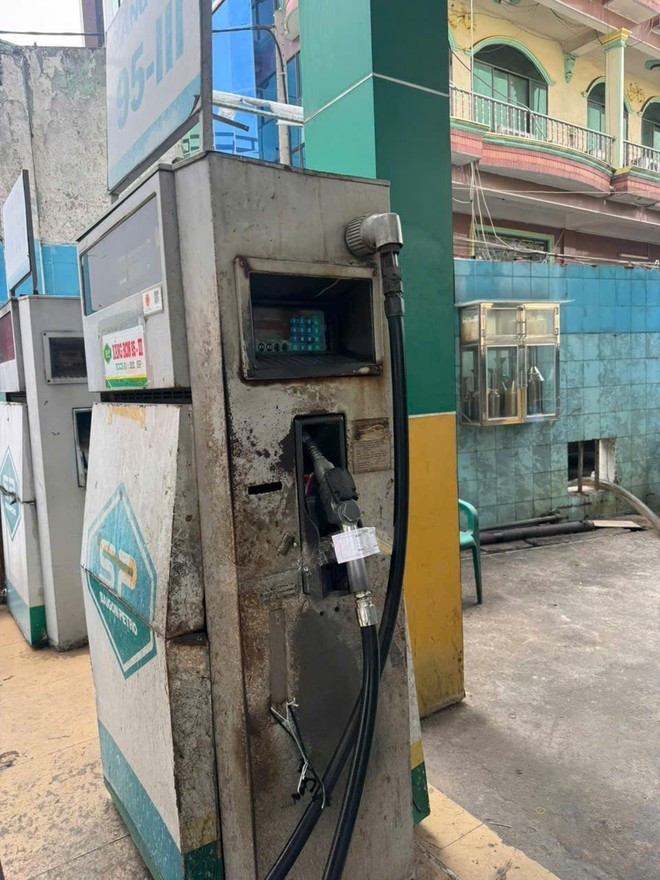 Trạm xăng bán xăng giả. (Ảnh: CA Thành phố Hồ Chí Minh cung cấp)