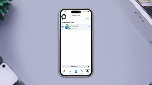 Người dùng có thể khôi phục lại bài viết, ảnh, video đã bị xoá trên Facebook