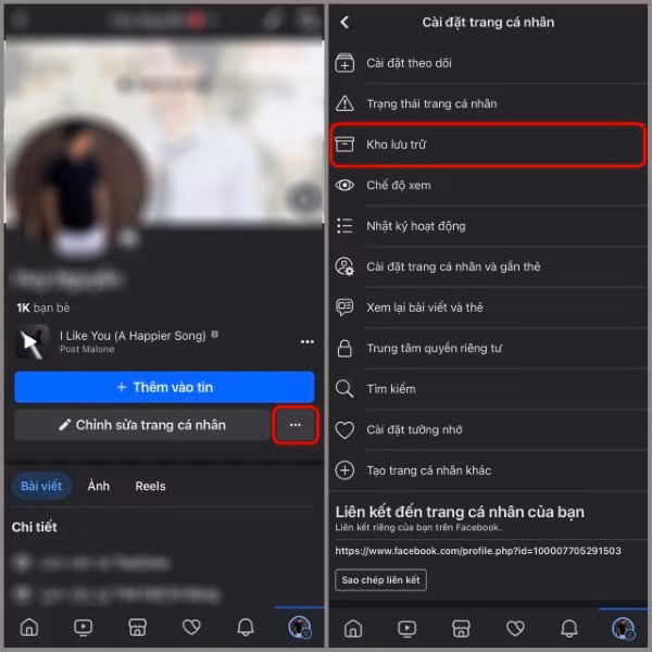 Chọn Kho lưu trữ