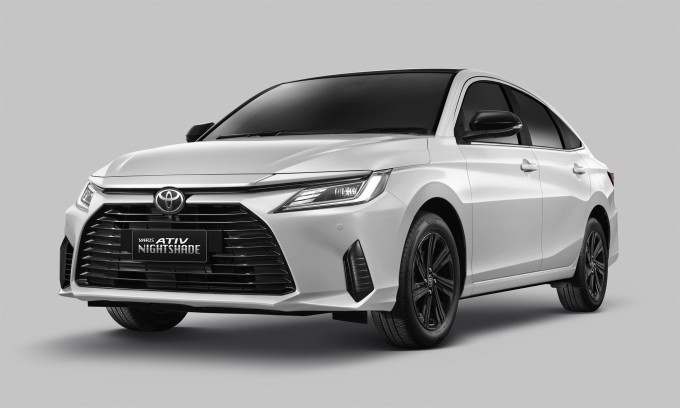 Toyota Vios/Yaris Ativ phiên bản mới nhất Nightshade ở Thái Lan. Ảnh: Toyota Toyota Vios/Yaris Ativ phiên bản mới nhất Nightshade ở Thái Lan. Ảnh: Toyota