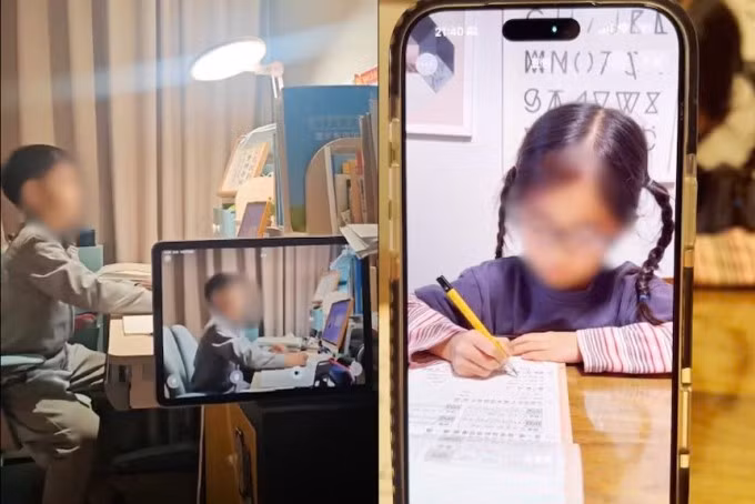 172 triệu cha mẹ Trung Quốc đang dùng AI hàng tháng để giám sát trẻ làm bài tập. Ảnh: ABC News.