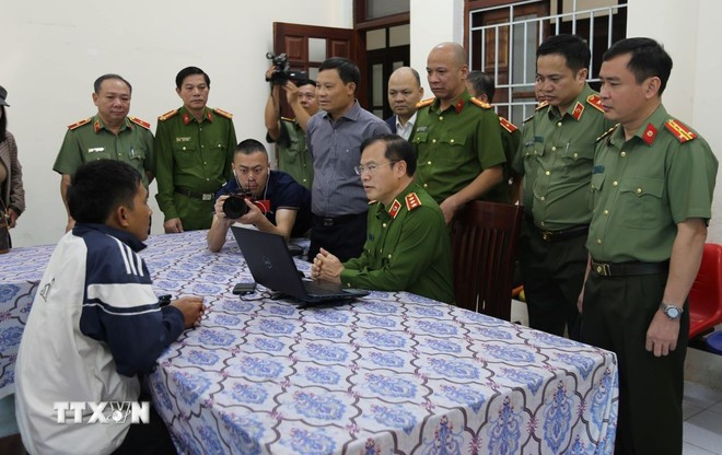 Công an tỉnh Gia Lai đang tiếp tục phối hợp với Cục Cảnh sát hình sự Bộ Công an và Công an Thành phố Hồ Chí Minh điều tra mở rộng vụ án theo quy định của pháp luật. (Ảnh: TTXVN phát)