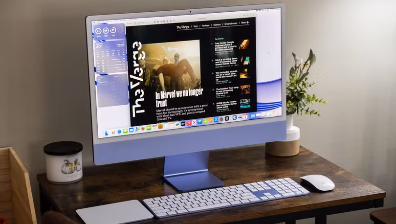 iMac M3. Ảnh: The Verge.