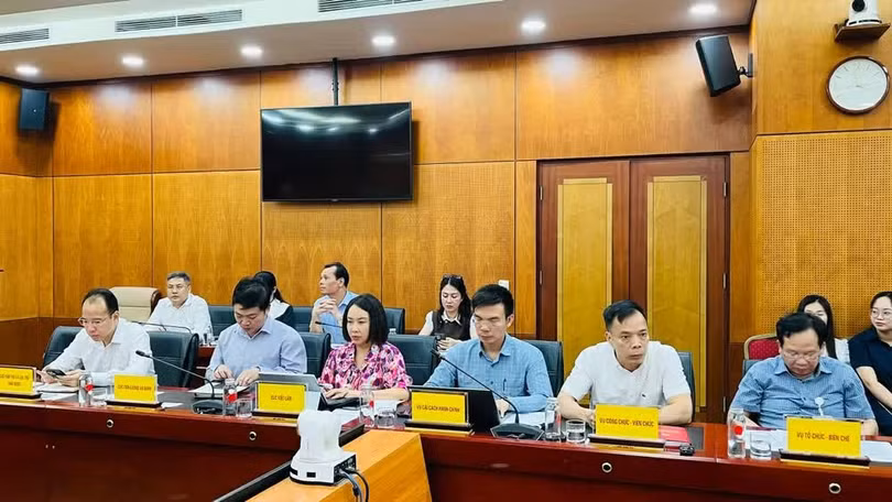 Họp báo Bộ Nội vụ vào ngày 28/4. (Ảnh: Vietnam+)