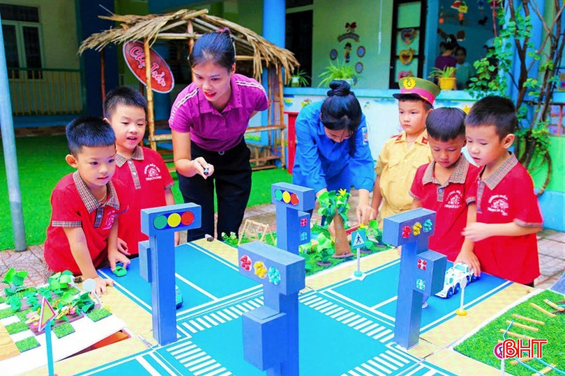 Giờ dạy và học của giáo viên, học sinh Trường Mầm non Thạch Long (Thạch Hà). 13-4897 (1).jpg