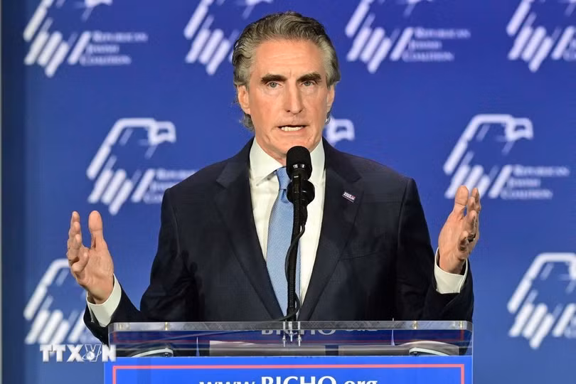 Ông Doug Burgum, Thống đốc bang North Dakota. (Ảnh: AFP/TTXVN)