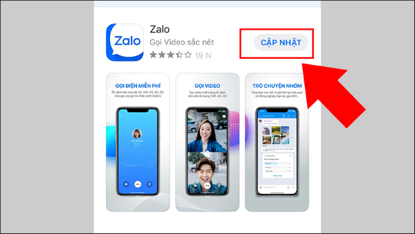 Tải lại hoặc cập nhật ứng dụng Zalo Tải lại hoặc cập nhật ứng dụng Zalo