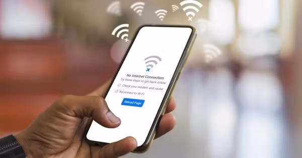 Kiểm tra và thử chuyển từ kết nối Wi-Fi sang dùng 4G/5G
