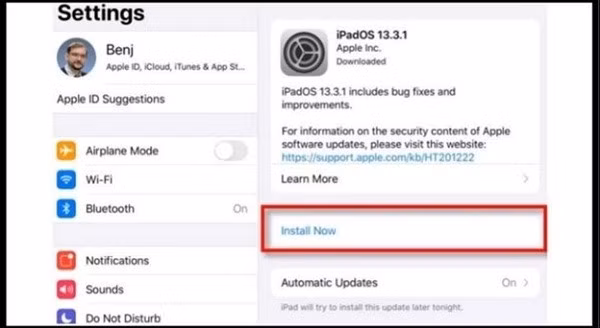 Cập nhật phiên bản iOS mới nhất