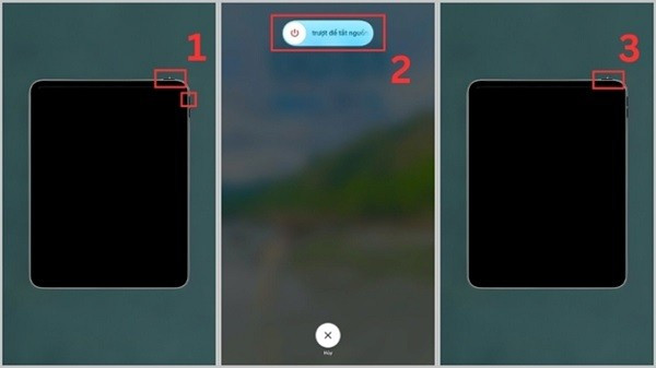 Tắt/ bật iPad không có nút nguồn