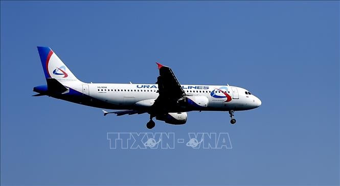 Máy bay của hãng hàng không Ural Airlines. Ảnh tư liệu: AFP/TTXVN