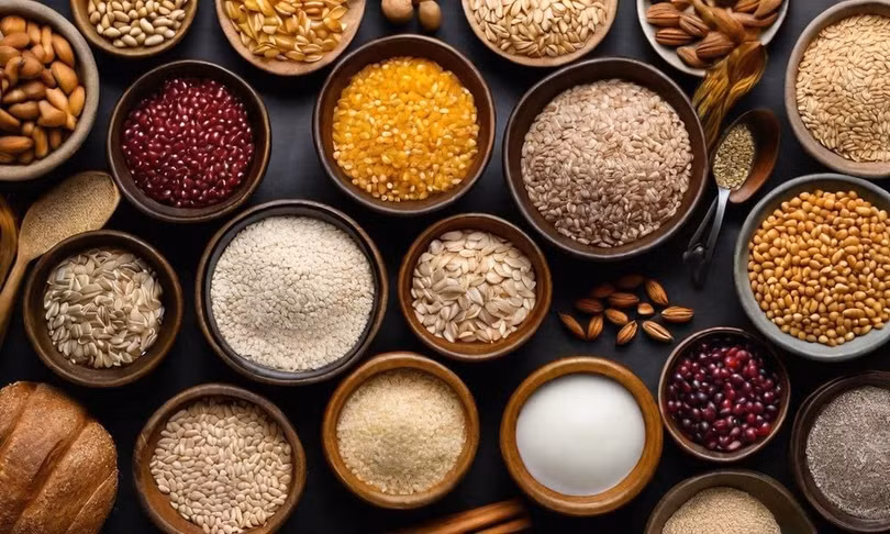 Các loại đậu, ngũ cốc, yến mạch,… có hàm lượng chất xơ cao.