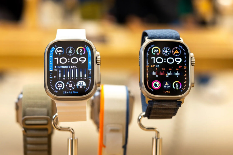 Apple Watch Ultra 2. Ảnh: Bloomberg. Apple Watch Ultra 2. Ảnh: Bloomberg.