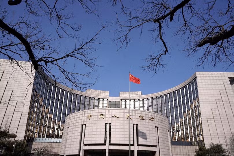 Ngân hàng Nhân dân Trung Quốc (PBoC) tại Bắc Kinh (Trung Quốc). Ảnh: Reuters.
