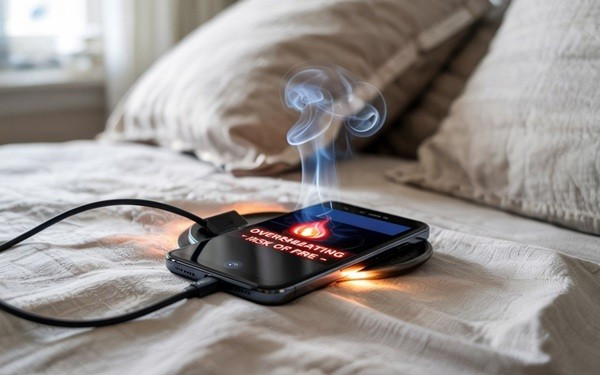 Có nhiều yếu tố gây ra tình trạng gia tăng nhiệt độ không mong muốn của bộ sạc