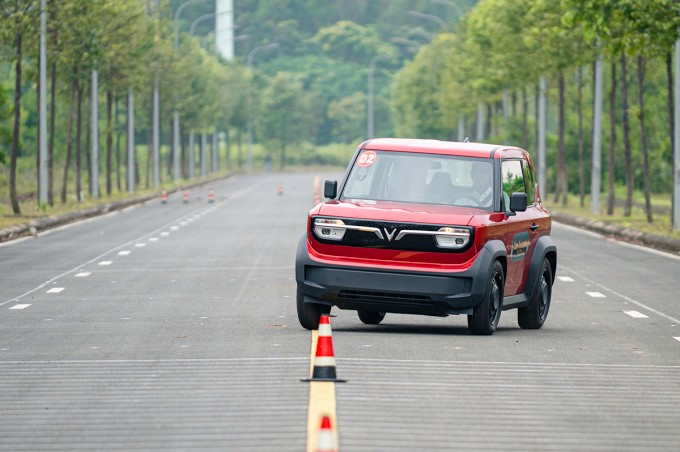 VF 3 trong bài thử nghiệm của Car Awards. Ảnh: Minh Quân